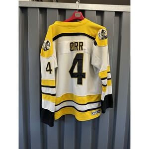 CCM Vintage BOBBY ORR Boston Bruins 1973-74 50th Anniversary Cpt Jersey Sz 56